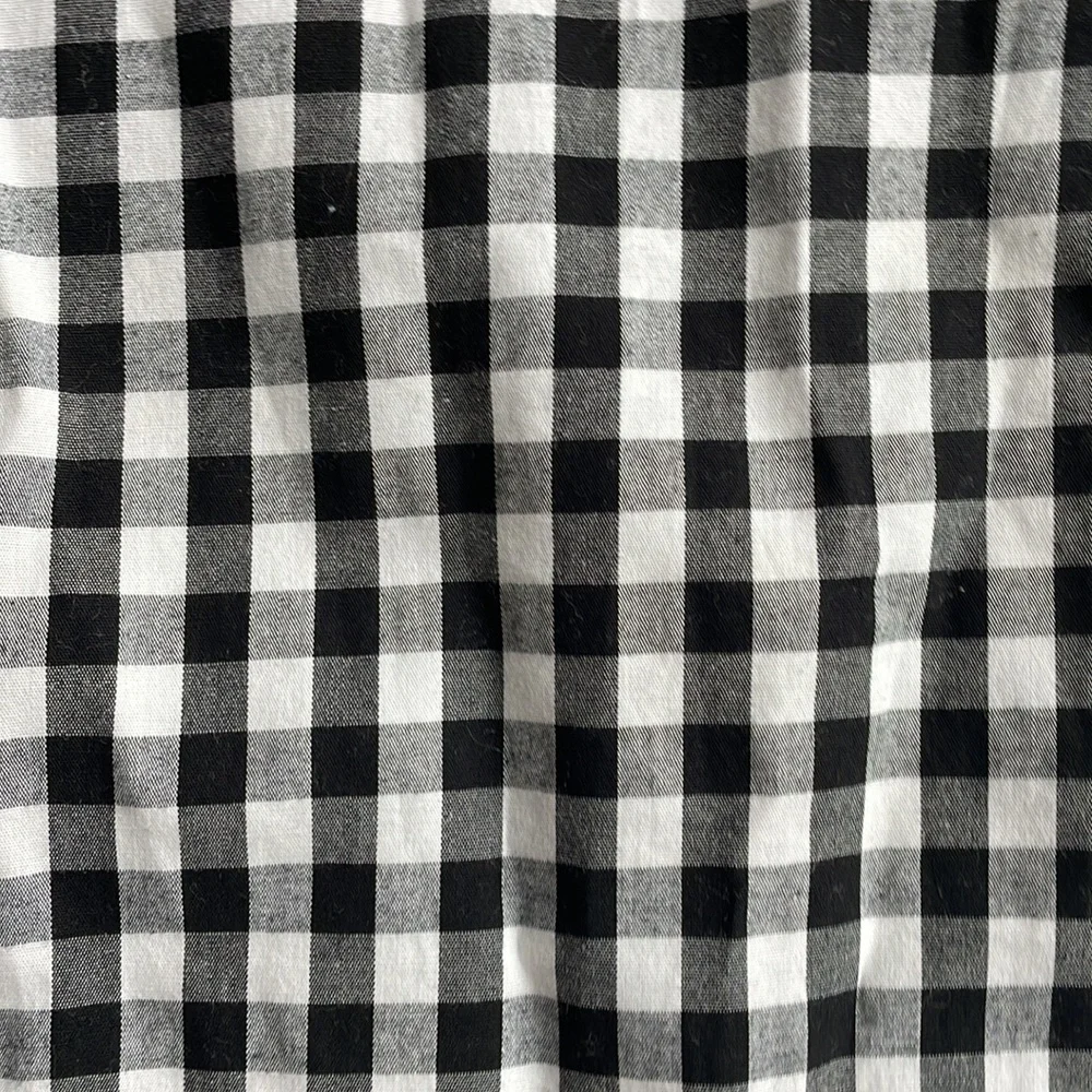 GINGHAM RUFFLE SLEEVE SHIFT DRESS - Picture 6 of 6